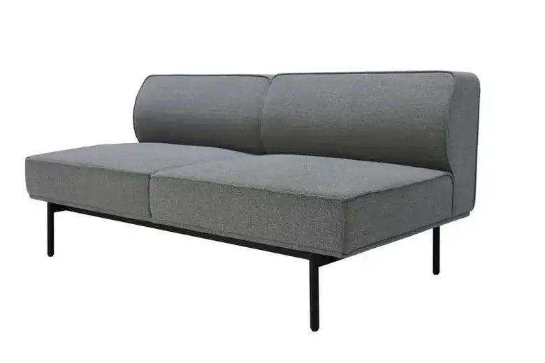 Табуретка RFG Klark, текстил, 800 х 800 х 400 mm, сива