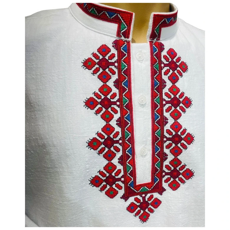 МЪЖКА РИЗА С БРОДЕРИЯ - Модел 4
