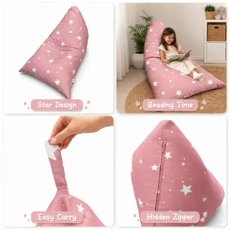 Детски Пуф Лежанка GINGER HOME Little Stars