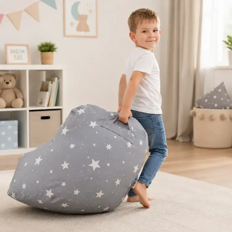 Детски Пуф Кресло GINGER HOME Little Stars