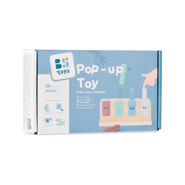 Дървена игра с изскачащи пръчици – BS Toys
