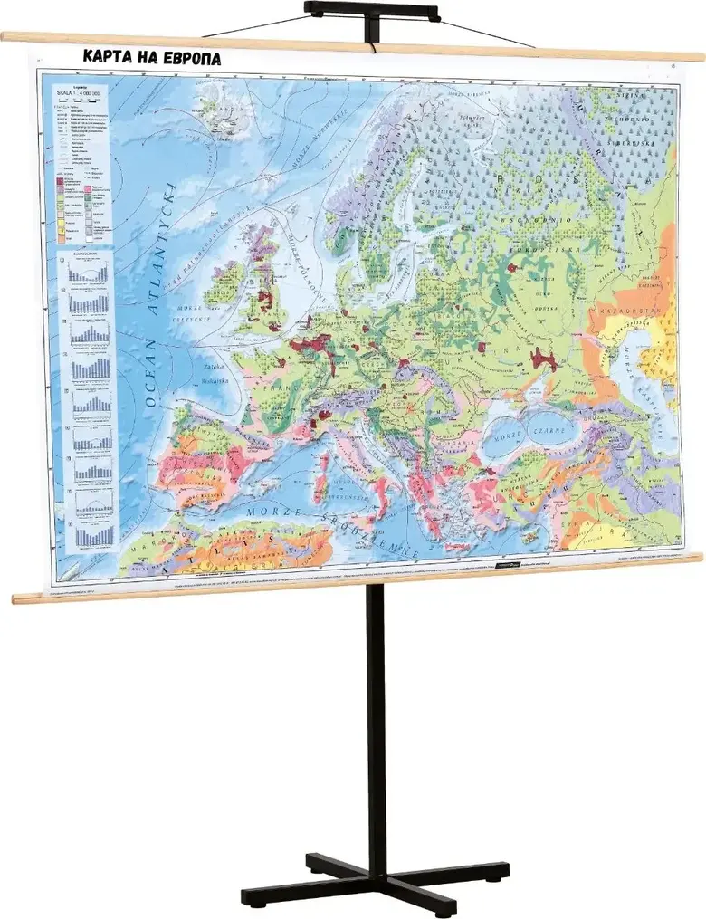 Закачалка за карти и табла до 199 cm