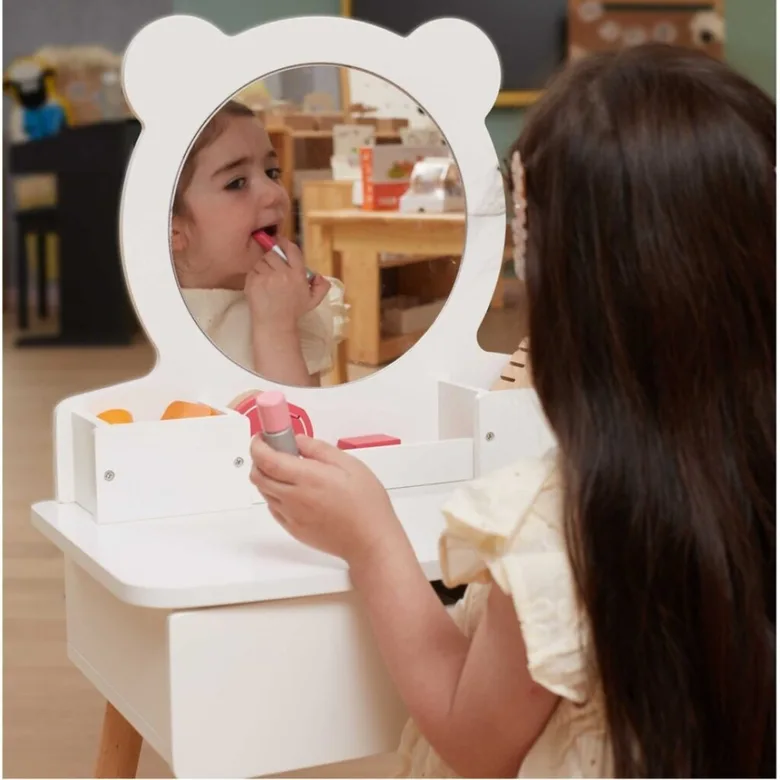 Viga Toys Детска тоалетка със столче
