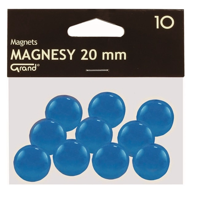 Магнити Grand Ф20 mm 10 бр. Син 