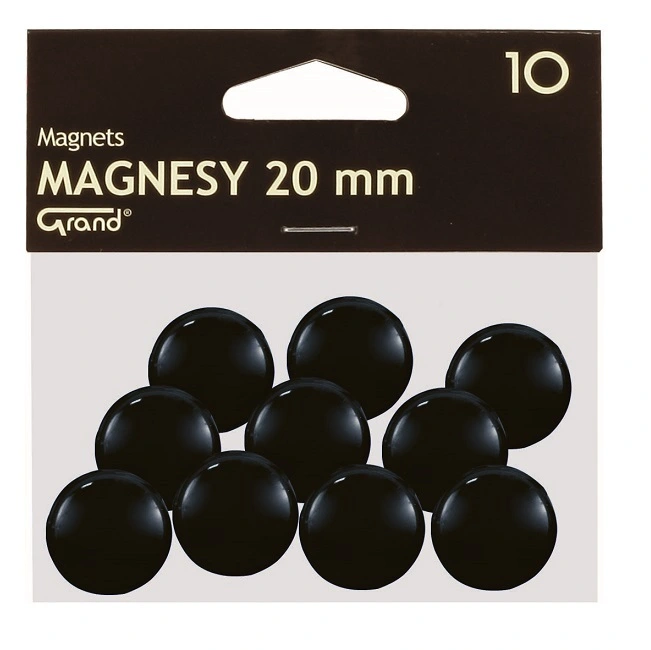 Магнити Grand Ф20 mm 10 бр. Черен 