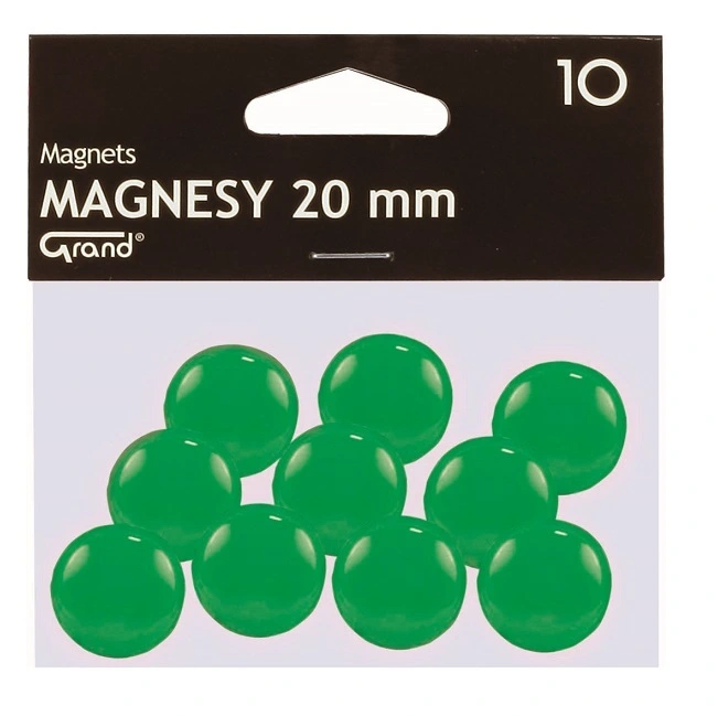 Магнити Grand Ф20 mm 10 бр. Зелен 