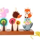 Small Foot Игра за нанизване Диви животни, 10 части