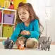 JUMBO Животни от джунглата -животните и техните малки Learning Resources, LER 0839