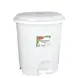 Planet Кош за отпадъци, с педал, пластмасов, 12 L, 22 L, 50 L, бял