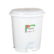 Planet Кош за отпадъци, с педал, пластмасов, 12 L, 22 L, 50 L, бял