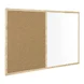 Бяла и коркова дъска с дървена рамка Bi-Office 60х90 cm