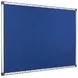 Коркова дъска с алуминиева рамка със синьо покритие Bi-Office 120x180
