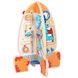 Tooky toy дървена играчка с активности - Ракета