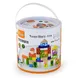 Дървен конструктор от 50 части Фермата от Viga toys