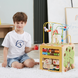Viga toys голям дидактически куб с активности