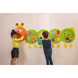 Мултифункционална играчка за стена - Гъсеница от Viga toys
