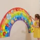 Образователна играчка за стена с актовности - Дъга