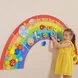 Образователна играчка за стена с актовности - Дъга