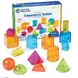 Цветни прозрачни геометрични фигури (14 бр.), Learning Resources, LER 4331