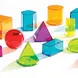Цветни прозрачни геометрични фигури (14 бр.), Learning Resources, LER 4331