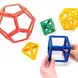 Конструктор Polydron (малък размер) - Геометрични фигури, рамки (50 части)