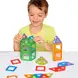 Конструктор Polydron (малък размер, магнитен) - Полупрозрачен (64 части)