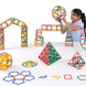Конструктор Polydron (малък размер) - Геометрични фигури, рамки (460 части)