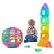Конструктор Polydron (Гигантски) - Полупрозрачен (60 части)