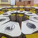 RFG Ученическа маса Fresh, с регулируема височина, от 3 до 8 години, 1200 х 600 х 370-620 mm, зелена