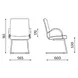 Посетителски стол Nadir Steel CF/LB SP