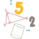 STEM Стикер, Математика и информатика - Математика, комплект D3, 80 cm, стикер 4