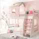 PINK HOUSE ДЕТСКО ДВУЕТАЖНО ЛЕГЛО - ДЕСЕН - 2186