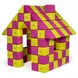 JollyHeap JOY Магнитни кубчета 1121 150 бр. Зелено/виолетово
