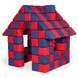 JollyHeap JOY Магнитни кубчета 1226 150 бр. Червено / синьо