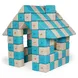 JollyHeap JOY Магнитни кубчета 1323 150 бр. Сиво / тюркоаз