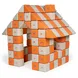JollyHeap JOY Магнитни кубчета 1325 150 бр. Сиво / оранжево