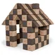 JollyHeap JOY Магнитни кубчета 1424 150 бр. Светло кафяво / тъмно кафяво