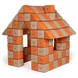 JollyHeap JOY Магнитни кубчета 1425 150 бр. Светло кафяво / оранжево