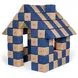 JollyHeap JOY Магнитни кубчетаа 1426 150 бр. Светло кафяво / синьо