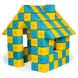 JollyHeap JOY Магнитни кубчета 1623 150 бр. Жълто / тюркоазено