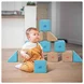 JollyHeap Pixi Магнитни кубчета  1525 12 бр. Светло сиво / оранжево