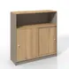 Офис Библиотека – 1 рафт, 2 врати плъзг.- 120 x 40 х 124 см