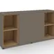 Офис Библиотека Класик – 4 рафта, 2 врати – 160 х 40 х 80 см