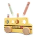 Дървен автобус с подскачащи ученици от New classic toys