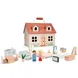 Сгъваема къща за кукли с мебели от New classic toys