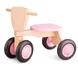 Детско дървено колело за бутане в розово от New classic toys
