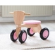 Детско дървено колело за бутане в розово от New classic toys