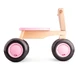 Детско дървено колело за бутане в розово от New classic toys