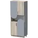 ШКАФ АРШ 80X42 Н=190СМ С 4 ВРАТИ И НИША 