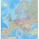Стенна карта ЕВРОПА политическа 100/130см